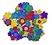 Hyamass 6 Packs (Approx 150pcs) Glitter Stickers for Kids Crafts - Colorful Self-Adhesive Flower Foam Stickers, Arts & Crafts Supplies for Greeting Cards, Home Decor with Assorted Sizes (Flower)