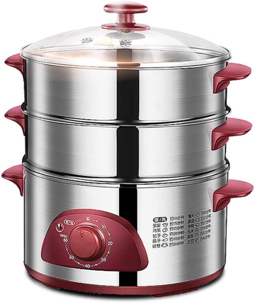 Electric Food Steamer. 1300W 3 Tier 2.5 Litre Capacity Includes