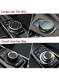 Thor Ind   Carcasa para el interior del coche con botones multimedia, para BMW 1, 3, 4, 5, 7, Series, X1, X3, X4, X5, X6, 2013 2014, E38, E70, E71, E81, E84, E87, F01, F07, F10, F11, F15, F16, F20, F25, F26