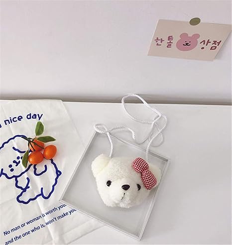 Amazon Co Jp Tonntyann ぬいぐるみポシェット ショルダーバッグ かわいい 動物 クマ ふわふわ ポシェット 女の子 お財布 ポシェット 幼稚園 保育園 スマホ 小物入れ 財布 収納 ポーチ 軽量 便利 ショルダー 調整可能 子供 ガールズ 散歩 旅行 通園 お出かけ 誕生日