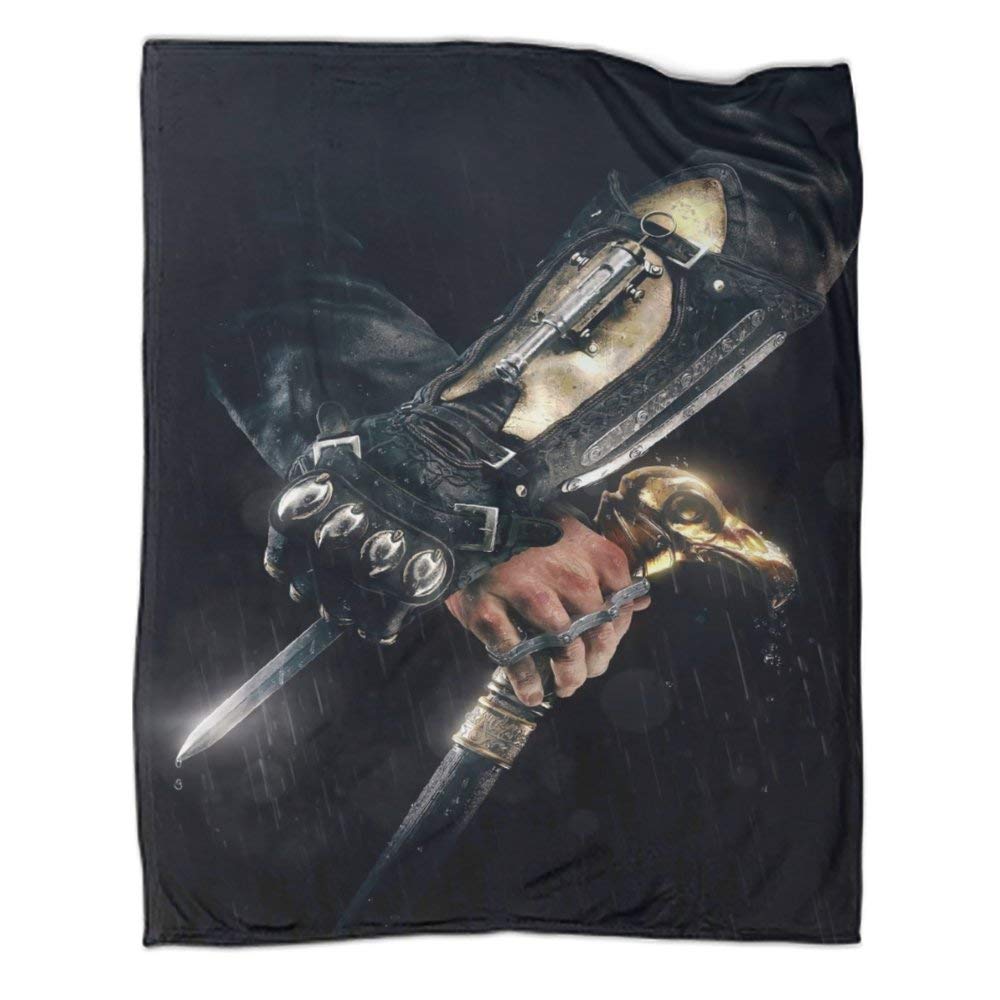 DRAGON VINES Assassin's Creed Syndicate Cane Hidden Blade Cool Children Throwing Blankets Microfiber