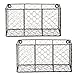 DII Chicken Wire Collection Farmhouse Vintage Wall Baskets, Small Basket, Vintage Grey