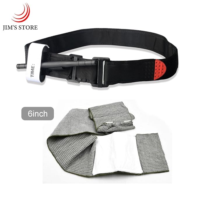 Taktische Tourniquet & Israelische Bandage, JIM'S STORE 1PCS Einhändige Operation Military Anwendung Tourniquet & Israeli Bat