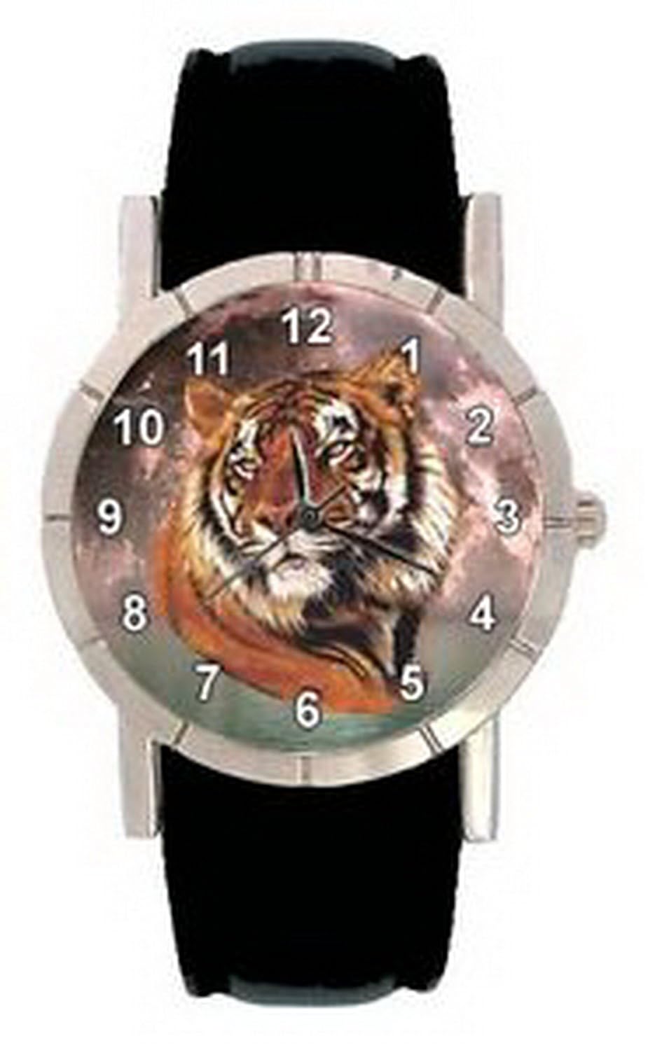 特売 Jwl0057 Tiger Wild Animalメンズレディース本革クオーツmovement腕時計 B01n7i0doc Studioweb Com