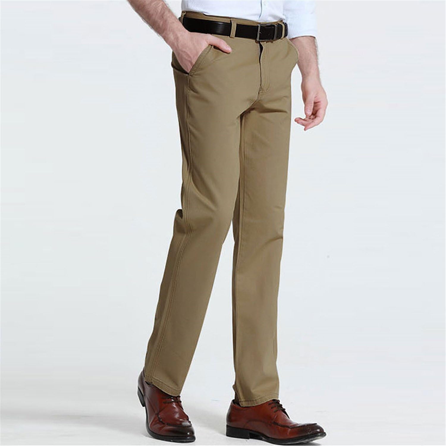 khaki business pants