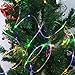 Solar Rope String Lights Waterproof 33ft 100 LED Copper Wire Outdoor Fairy String Light Solar Powered Christmas Decoration light Ambiance Lighting for Halloween Patio Garden Party Wedding(Multi-Color)
