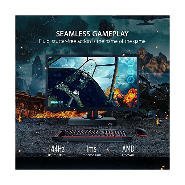 ViewSonic OMNI XG2402 24 Inch 1080p 1ms 144Hz Gaming Monitor with