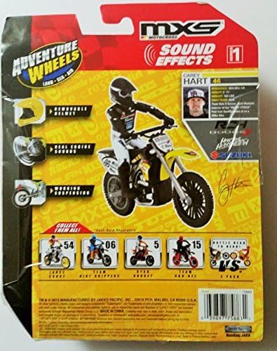 MXS Motocross Carey Hart # 46 Series 1 Adventure Wheels Jakks by MXS Motocross