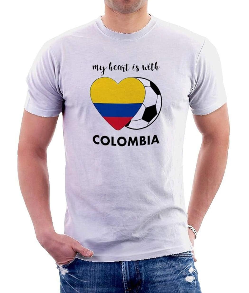 Zyyshirts Colombia Soccer Team 2018 T Shirt S S Henley T Shirts Shirts | Stellanovelty