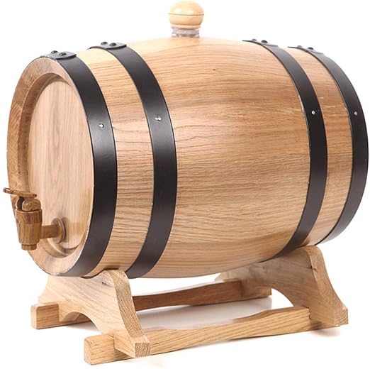 Oak Aging Bucket 1.Wooden Household Decor Bucket with Faucet for