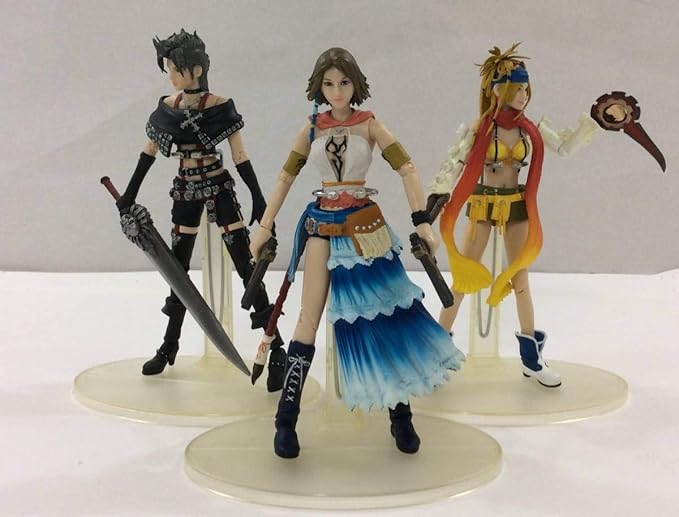Amazon Co Jp 1018 ｆｆ ファイナルファンタジー X 2 プレイアーツ ユリパ 3体セット 可動フィギュア ユウナ リュック パイン ホビー 通販
