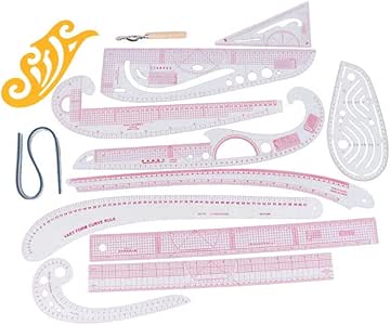 13 reglas de medición de curvas francesas de costura para herramientas