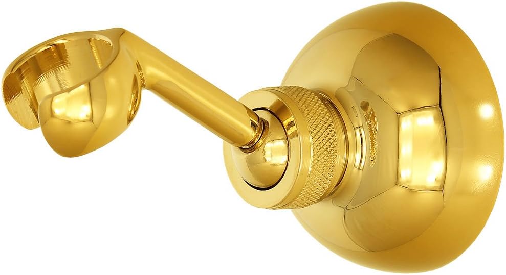 Retro Shower Head Holder Bracket Rotatable Swivel Wall Mounting Gold Sanlingo
