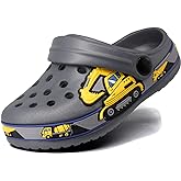FolHaoth Little Kids Clogs Cute Cartoon Boys Girls Garden Clogs Toddlers Non-Slip Breathable Slides Sandals Children Lightweight Slip-on Beach Pool Shower Slippers