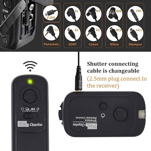 Pixel DSLR Wireless Shutter Release Remote Control L1 for