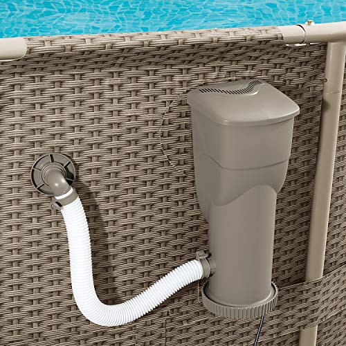 Summer Waves SkimmerPlus 1500 Gallon Above Ground Framed Pool Filter