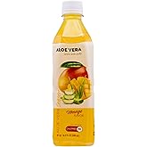 Season Aloe Vera Drink with Pulp, Mango Flavor, 16.9 fl oz (Pack of 12)