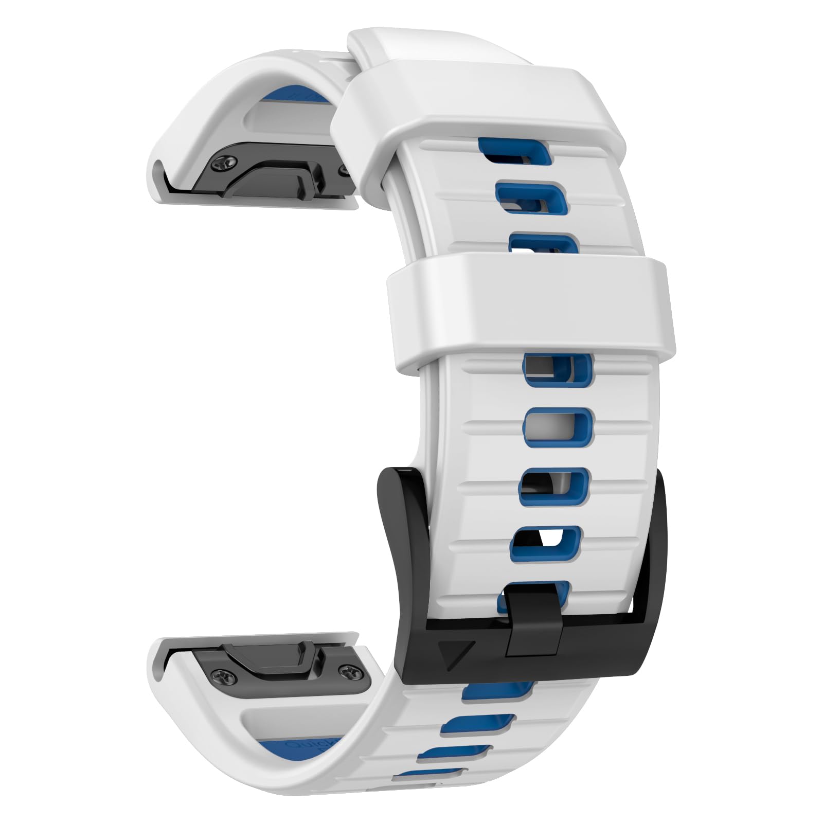 MYSNBKN 22mm Quick Fit Strap for Fenix 8 47mm/Fenix 7 Pro/Fenix 7/Fenix 6 Pro/Fenix 6/Fenix 5/Fenix E/EPIX 2, Soft Silicone Replacement Band for Forerunner 935/945/955/745/Approach S60/S62