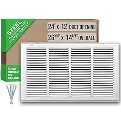 Handua 24"W x 12"H [Duct Opening Size] Steel Return
