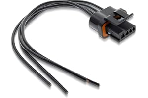 MOTOALL Lead Wire Repair Harness Voltage Regulator Connector Plug Wiring Pigtail 4 Way Female for Alternator GM Buick Chevrolet Chevy Cadillac Pontiac GMC Saturn CS130 CS121 CS144 1986-on