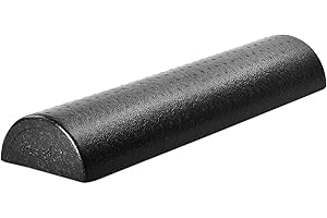 Yes4All High-Density EPP Half Round Back Roller Foam, Exercise Foam Roller for Yoga, Pilates & Stretching - 12, 18, 24, 36 in