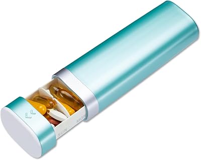 Betife 7 Day Pill Box Daily Organizer 1 Time a Day BPA Free