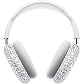 Crystal Cover for Airpods Max, Bling Rhinestone Apple Headphone Case Sparkling Cute Glitter Airpod pro max Ear Covers Protective Accessories
