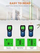 Mecurate 5-in-1 Stud Finder with LCD Display Wall Scanner view 4
