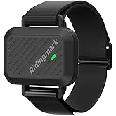 Ridingmark Heart Rate Monitor Armband, Bluetooth 5.0/ANT+ IPX6 Waterproof | 110 Hour Battery Rechargeable Smart LED Indicator Exercise Running Wearable Wristband Workout Cycling Biking Women Men Gift