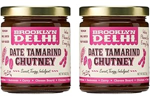 Brooklyn Delhi - Date Tamarind Chutney - Made with Sweet Dates and Tamarind - Vegan, Nothing Artificial - 9oz