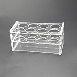 LSVERDE 1 pcs Acrylic Test Tube Rack 8 Wells for