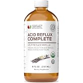 CNP | Acid Reflux Complete 8oz - Amish Relief Aid | Organic Acid Reflux Complete Liquid With Ginger, Garlic &amp; Vanilla For Sour Stomach &amp; Amish Support