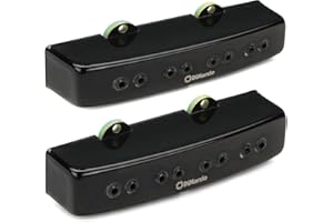 DiMarzio Relentless J Bass Pickup Set - Gloss Black Metal