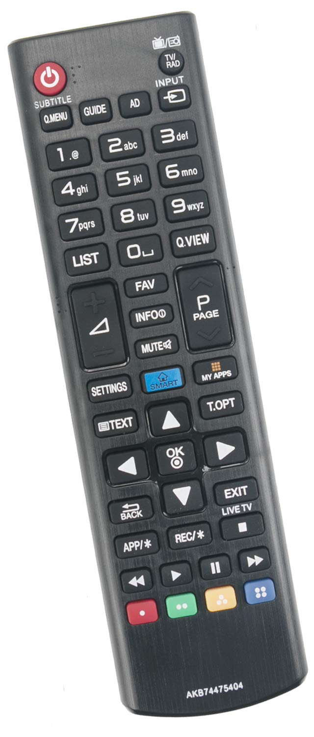 ALLIMITY AKB74475404 Remote Control Replace for LG LED LCD 3D TV 28LF491U 40UF695V 49UF695V 55LF580V 32LF5800 42LF5800 50LF5800 55UF695V 32LF580V 42LF580V 50LF580V 60UF695V