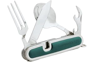 Coghlan's Folding Cutlery Set – Lightweight Stainless Steel Knife, Fork, and Spoon for Camping, Backpacking, Travel, and Outd