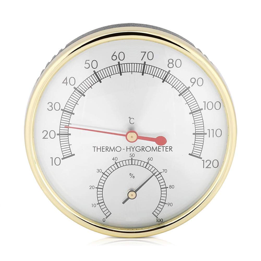 2 in 1 Hygrothermograph Thermometer for Sauna, Sauna Accessories for Homes, Offices, Workshops, Schools, Markets, Warehouses