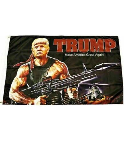 TRADEWINDS Donald Trump 2024 Art Face Vertical Banner Flag - 3x5 Ft Woven Poly Nylon