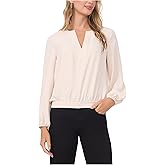 Vince Camuto womens Long Sleeve Half Placket