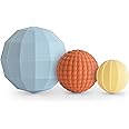 mushie Silicone Nesting Spheres Sensory Toy (Powder Blue)
