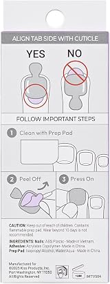 imPRESS imPRESS TOENAILS Blanc Chic White French Short Squoval 24 Count view 9