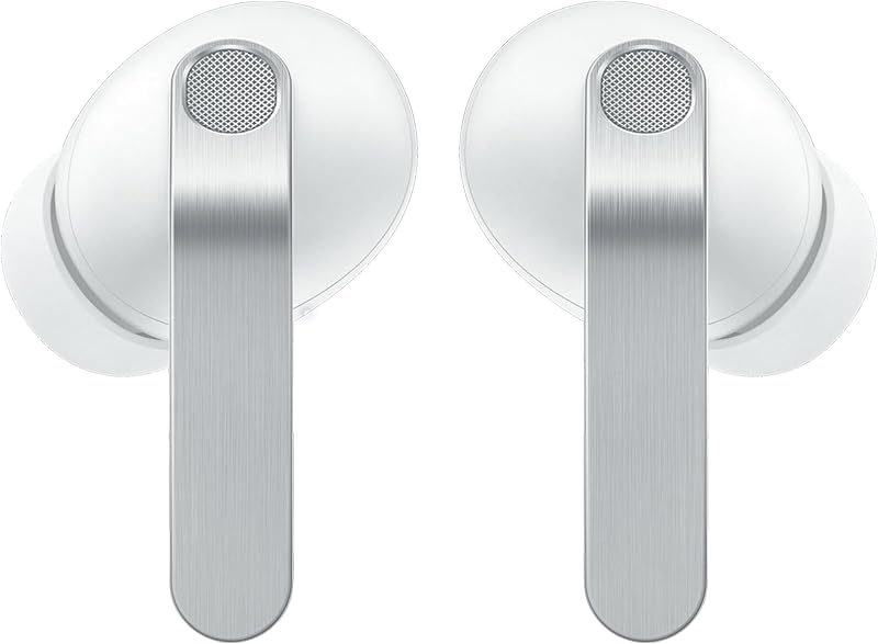 Galaxy Buds4 Pro, auscultadores Bluetooth, áudio hi-fi, cancelamento adaptativo de ruído, chamadas super claras, agente de IA, garantia do fabricante 3 anos + 1 ano extra, branco (versão espanhola)