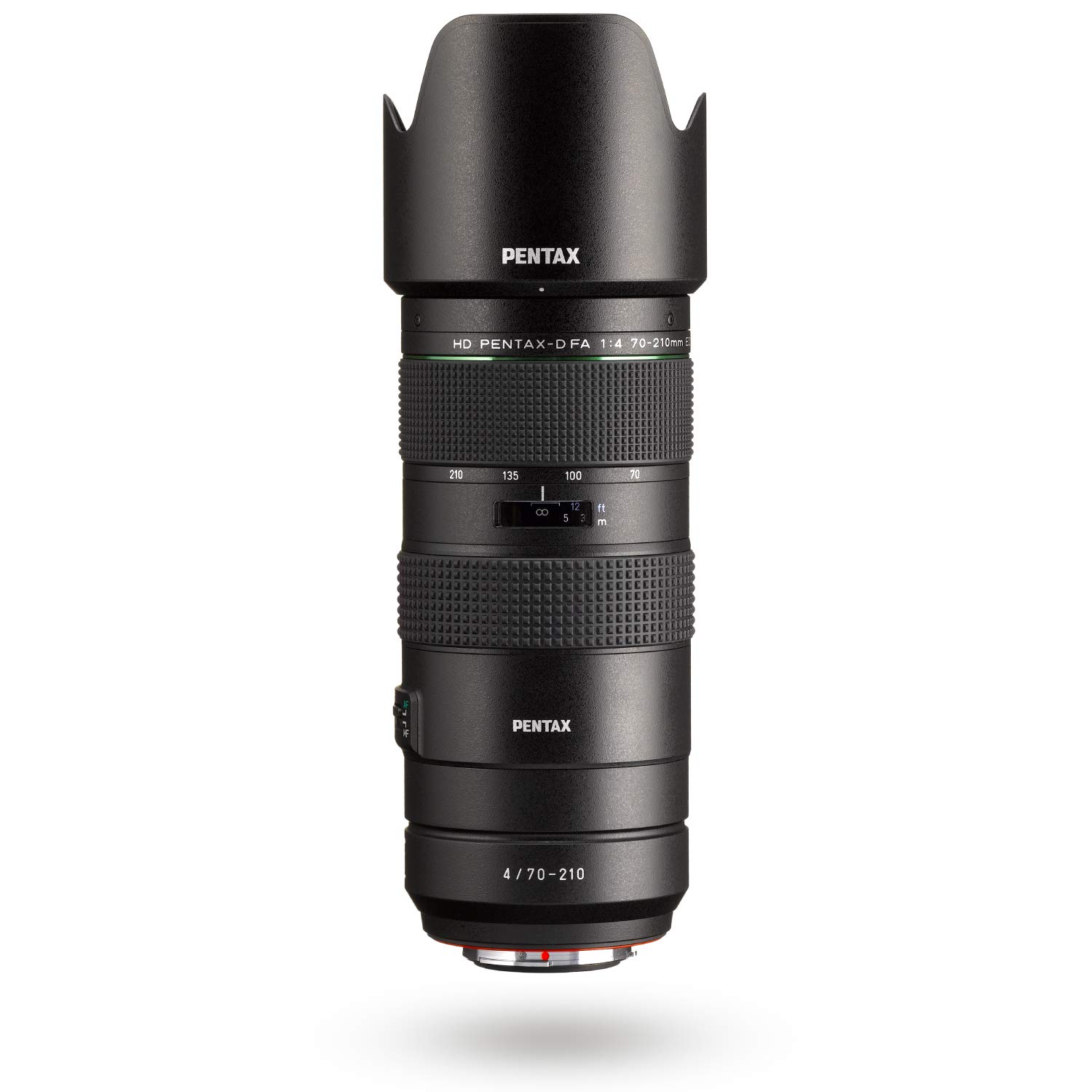PENTAX HD -D FA 70-210mm F4ED SDM WR : Telephoto zoom lens for DSLR cameras, powerful with constant f/4 aperture, weather-resistant construction, min. Focusing distance of 0.95 metres, 21217