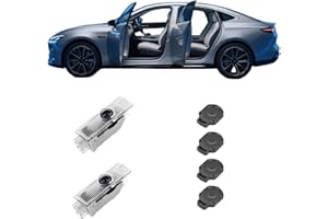 ZKAYUN Never Fade LED Car Door Light Door Light Logo Welcome Logo Lights Accessories Compatible with 1/3/4/5/6/7/x1/x2/x3/x4/x5/x6/x7/M/328i/28i/530i/528i/e92(2PCS)