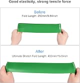 sourcing map Anti Slip Chair Bands, Green 250mm, Pack of 4 view 5