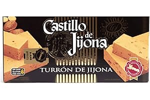 CASTILLO DE JIJONA Turrones de Almendra | Almond Nougat Turron | Imported from Jijona Spain (Turron de Jijona)