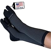 Zensah Bunion Ease Sock - Corrector Relief Sock for Bunions Women and Men - Toe Separator Sock Design