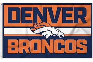 Rico Industries NFL Football Bold 3' x 5' Banner Flag Single Sided - Indoor or Outdoor - Home Décor