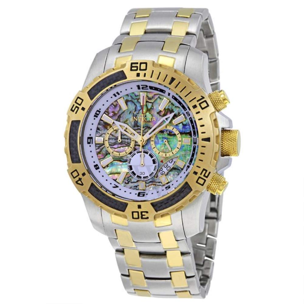 Invicta Pro Diver - Scuba 25093 Men's Watch - Waterproof - Analogue - Quartz Movement - Stainless Steel with Multicolor dial - 51mm