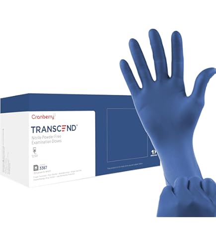 Cranberry USA Evolve Nitrile Powder Free Exam Gloves, 2.0 Mil