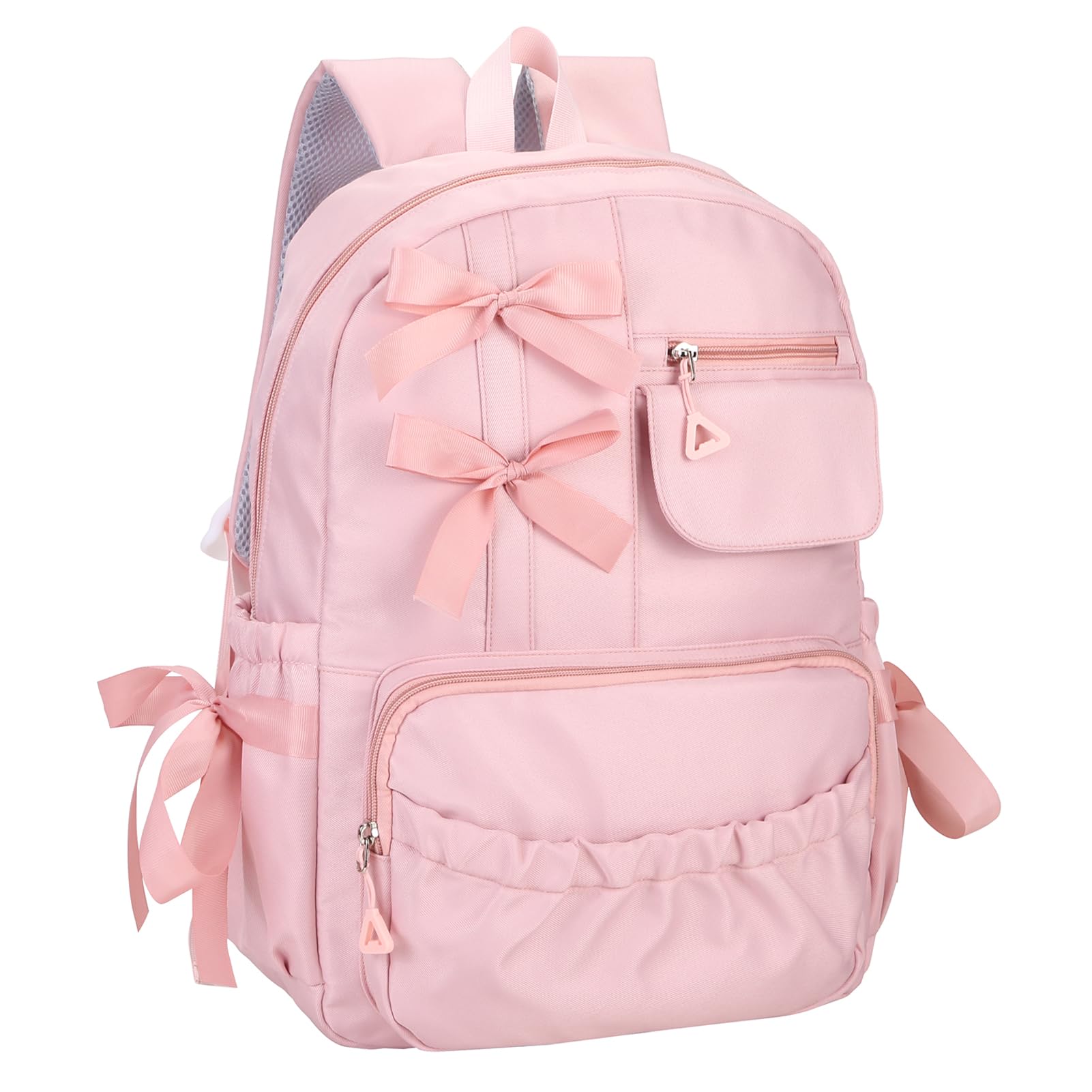 Photo 1 of Phaoullzon Girls Backpack with Bow for School Kids Coquette Bookbag Kawaii Dance Bag